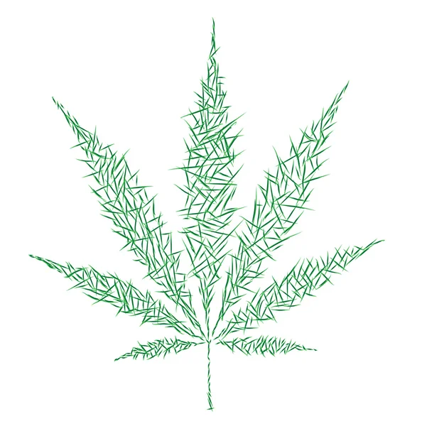 Marijuana — Vettoriale Stock