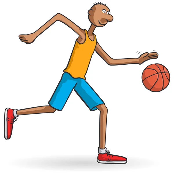 Basketbalspeler — Stockvector