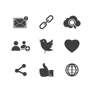 Sosyal Ağ Icon set