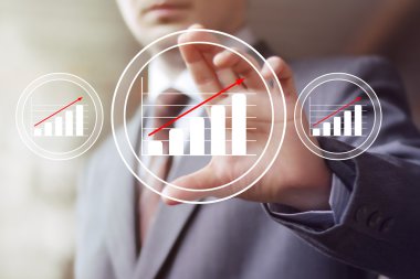 Adam grafik iş işareti ile