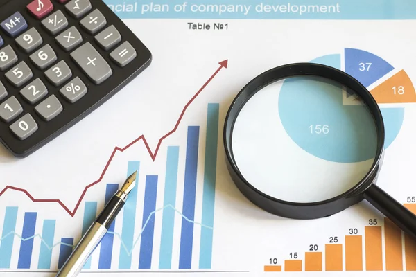 Grafik Statistik Unternehmensgruppendiagramm Stockbild