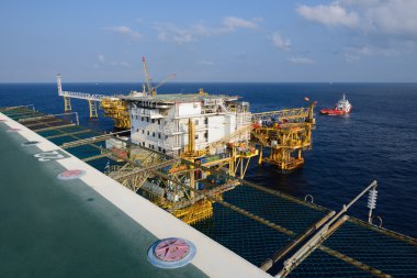 Tayland Körfezi offshore petrol sondaj platformu