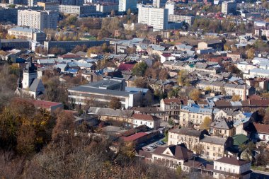 Kentsel peyzaj. Lviv.