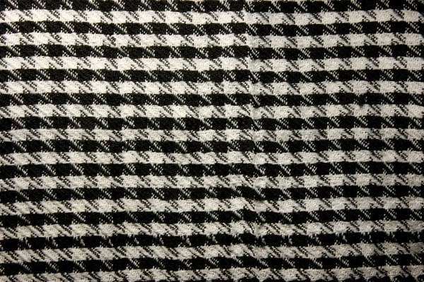 Černá a bílá tkanina v kleci — Stock fotografie