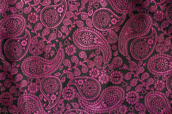 The surface of the fabric with pattern Stock Photo