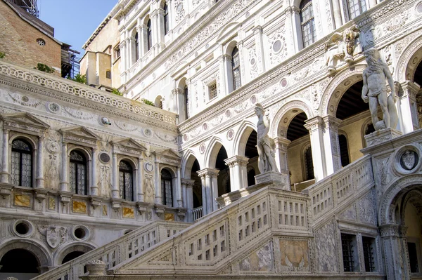 The stairs of the palace of the Doges Royalty Free Stock Images