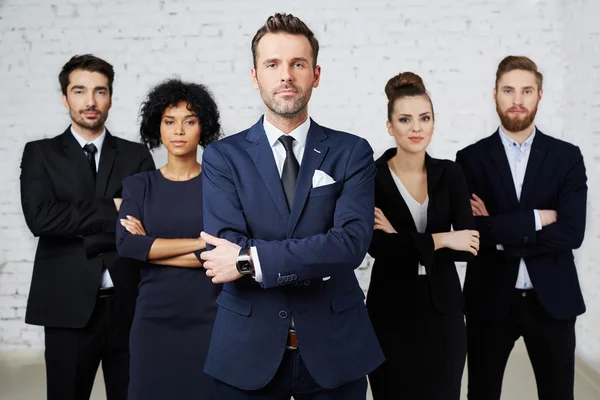 Perky lawyers standing together — Stock Photo, Image