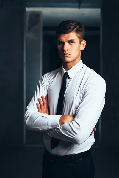 Businessman wearing a shirt — Stock Photo, Image