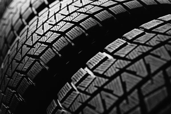 Stack of snow tires — Stock Photo, Image