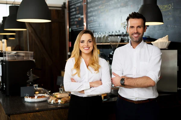 Propietario exitoso de pequeñas empresas — Foto de Stock