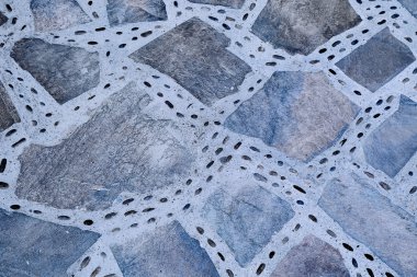 Sahilde taş yakın çekim