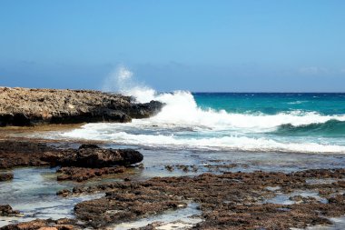 Yaz tropikal deniz plaj