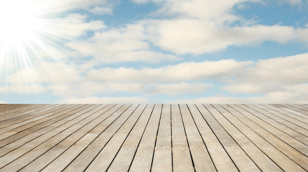 Деревянная дорожка к морю