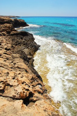 denizden kıyıya manzara