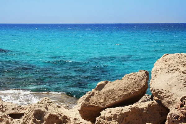 Paesaggio dal mare alla riva — Foto Stock