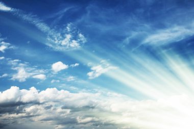 fantastik yumuşak beyaz bulutlar 