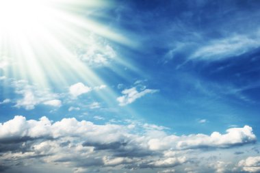 fantastik yumuşak beyaz bulutlar 