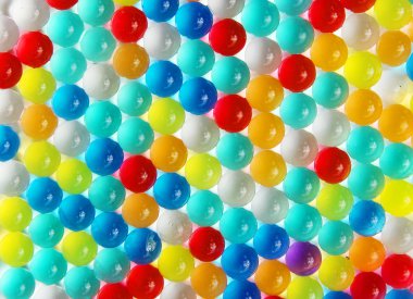 Farklı renk topları arka plan