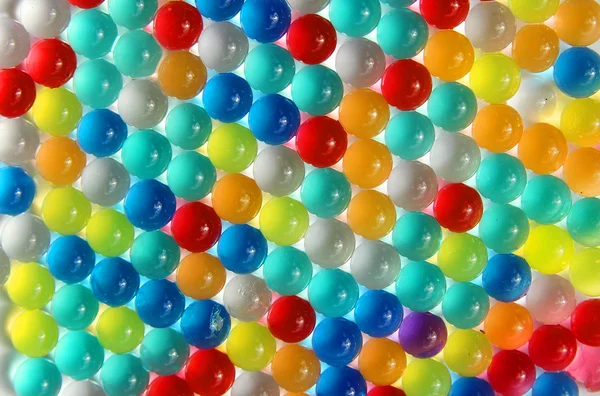 Achtergrond van verschillende kleuren ballen — Stockfoto