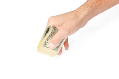 İş Parası beyaz bir arkaplanda.