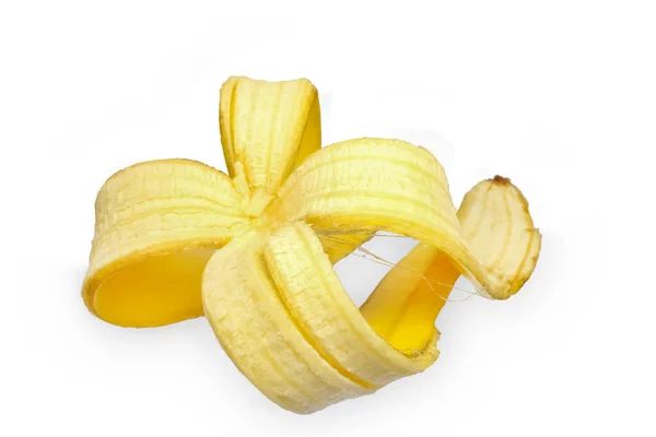 Schöne Haut Einer Banane Auf Weißem Hintergrund — Stockfoto