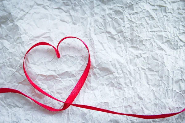 Щасливий День Валентина Любові Папері — стокове фото
