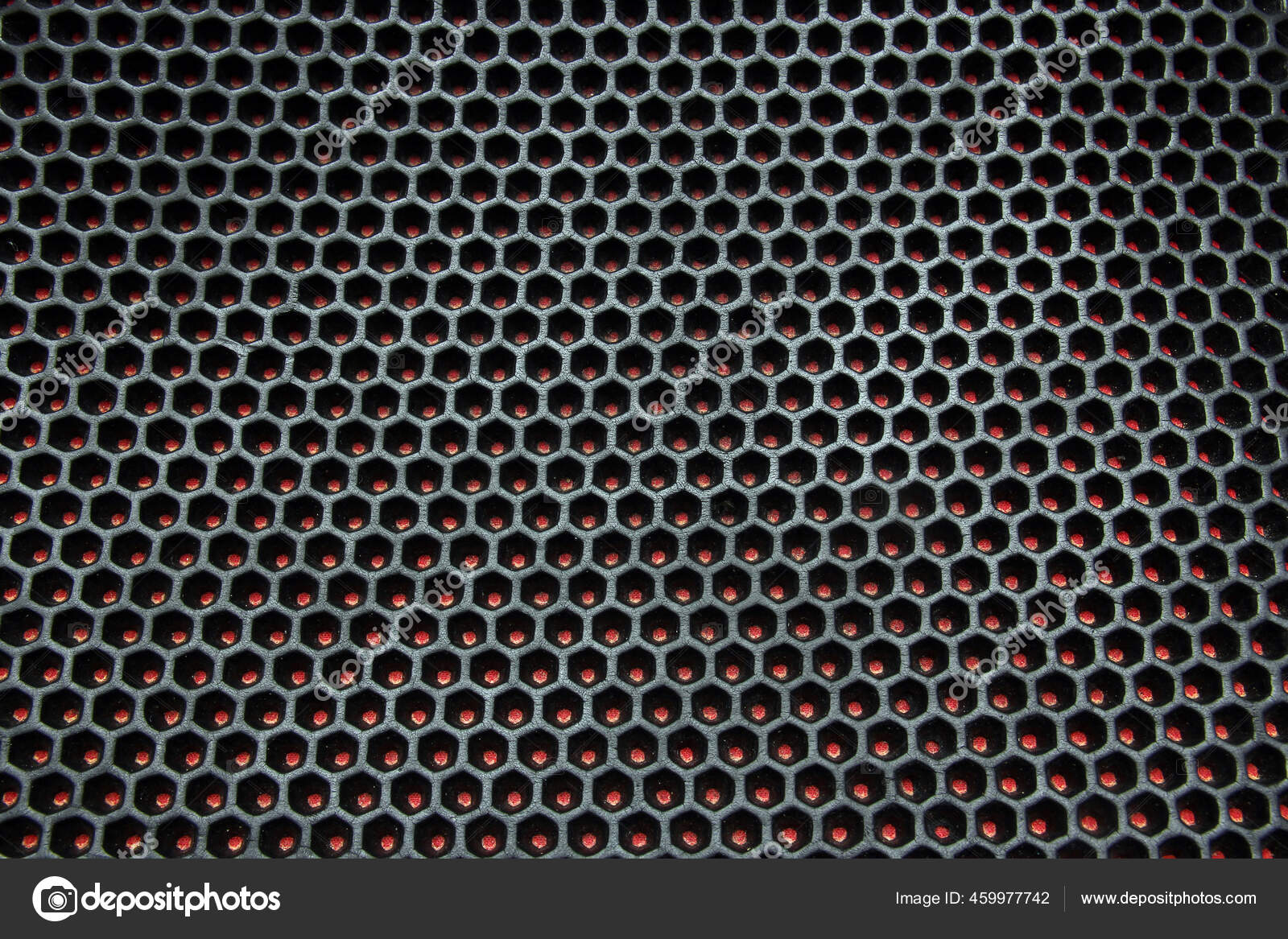 Metallplatte über Schwarzer Plastikplatte Stockbild - Bild von plastik