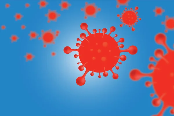 Brote Gripe Por Coronavirus Respiratorio Ilustración Médica Vista Del Microscopio — Foto de Stock