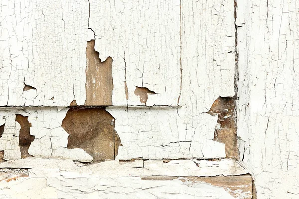 Fondo Viejo Pelado Pared Blanca — Foto de Stock