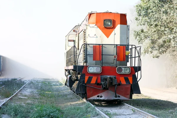 Een Stoomlocomotief — Stockfoto