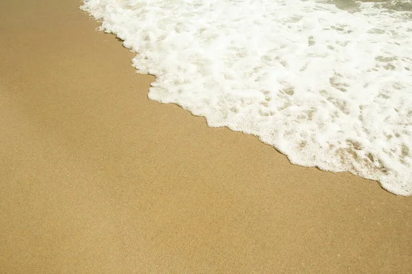 Belle Côte Mer Avec Sable Été — Photo