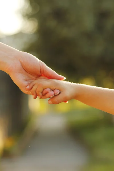 Mother with child hand — Stock Photo, Image