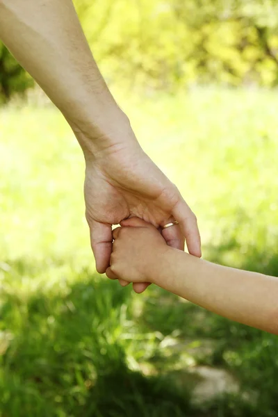 Parent hand with child — Stock Photo, Image