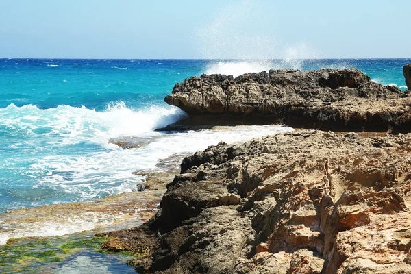 Sea landscape with rocks Stock Photo