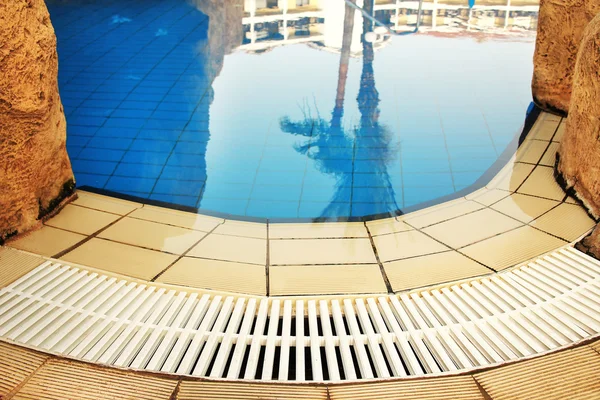 Background blue water pool — Stock Photo, Image