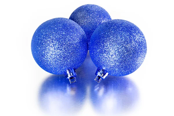 Noel oyuncaklar yansıması ile