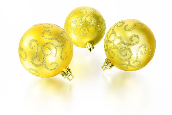 Bolas de Natal ornamentos — Fotografia de Stock