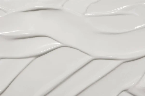 Primer Plano Cara Crema Blanca Del Cuerpo Con Espacio Copia Imágenes de stock libres de derechos