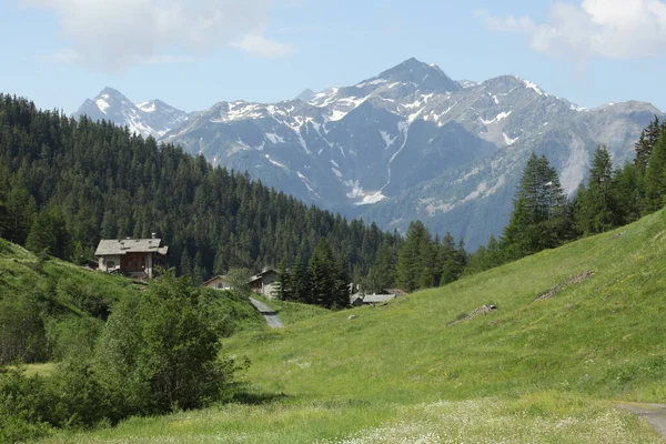 Malowniczy Widok Panoramę Gór Alpach Włoskich Kopią Miejsca Tekst — Zdjęcie stockowe