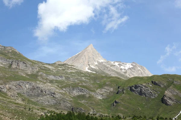 Vista Panorámica Panorama Montaña Los Alpes Italianos Con Espacio Copia —  Fotos de Stock