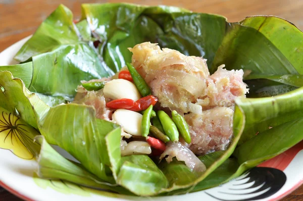 Sour pork or Nham — Stock Photo, Image