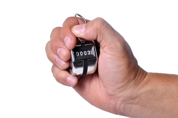 Hand held tally counter — Stock Photo, Image