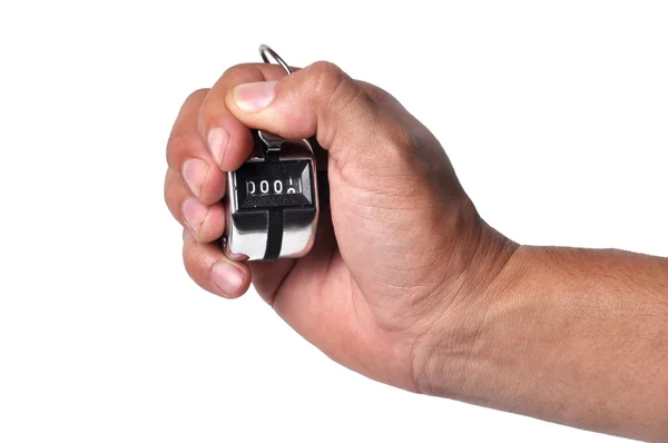 Hand held tally counter — Stock Photo, Image