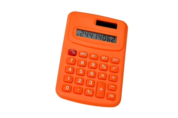 Orange calculator — Stock Photo, Image