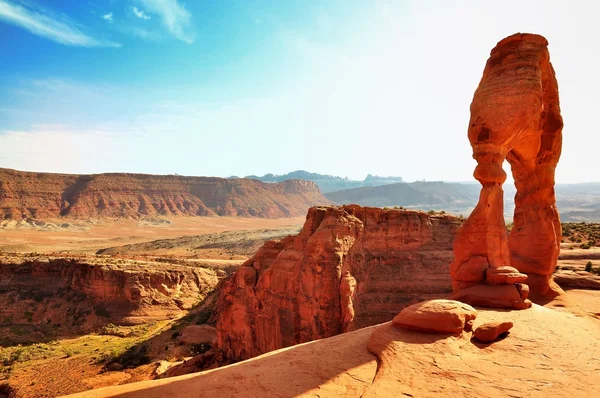 Flèche délicate dans le Parc National des Arches USA — Photo