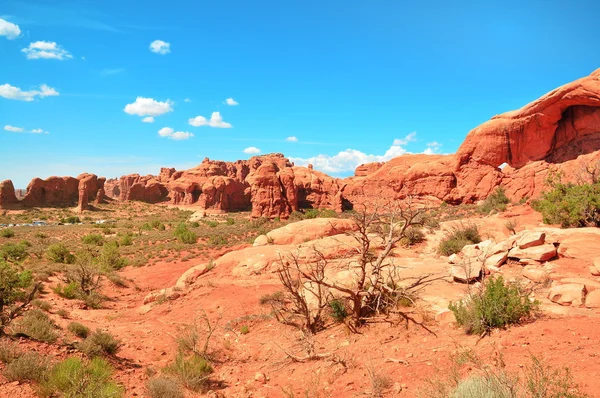 Rocce nel Parco nazionale degli Arches, Utah, Stati Uniti — Foto Stock