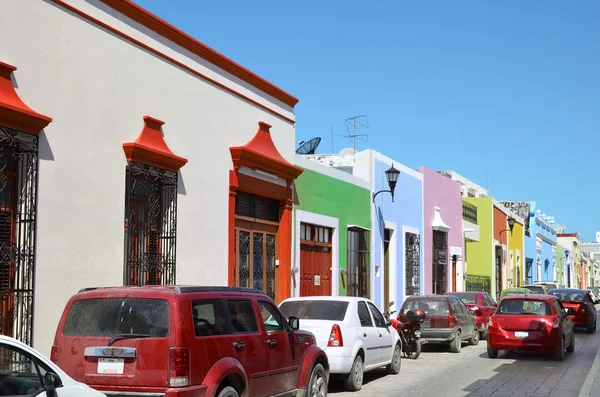 Miasta Campeche w Meksyku architektury kolonialnej — Zdjęcie stockowe