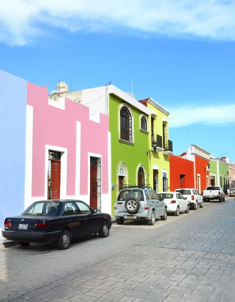 Campeche stad in mexico koloniale architectuur — Stockfoto