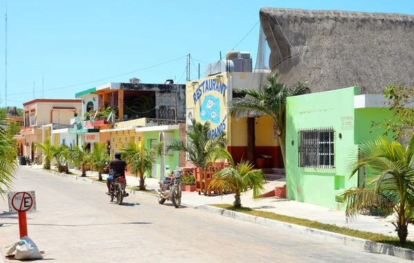 Pueblo de Fishermans Celestun — Foto de Stock