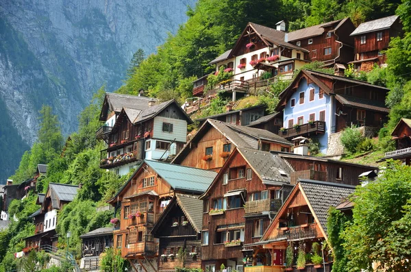 Гальштат село Австрії — стокове фото